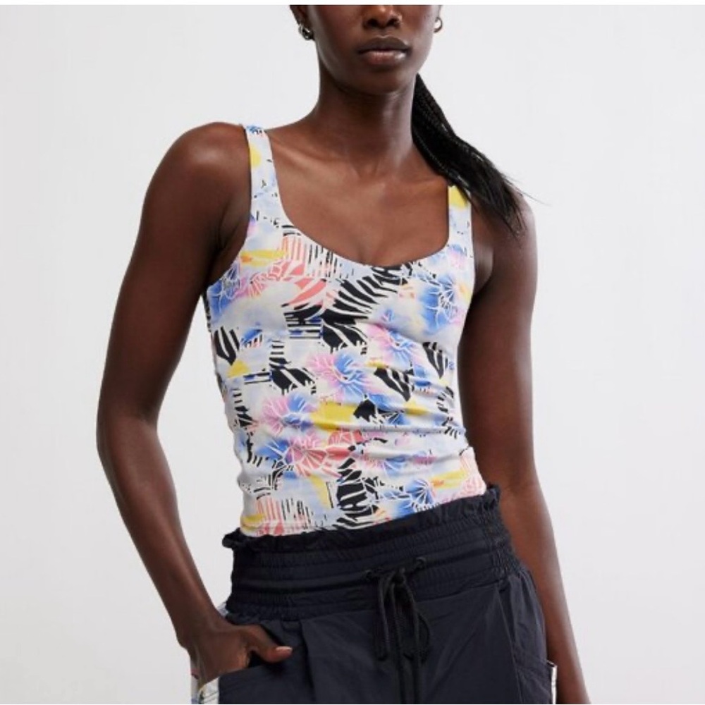 NWT Free People Last Chance multicolored tank top
